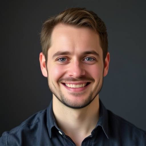 Headshot of Elias Thorne, Co-Founder and Creative Director, smiling confidently.