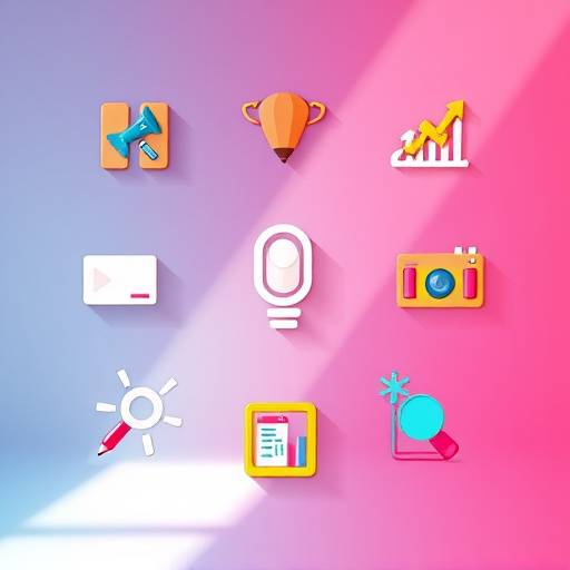 Icon representing advertising and marketing.