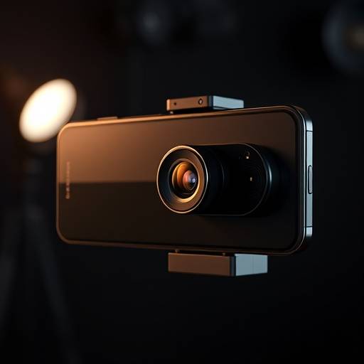 Product demo video featuring a sleek new smartphone with advanced camera features.