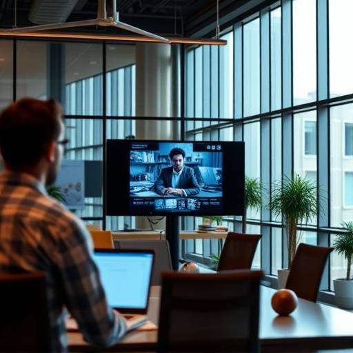 Screenshot from GlobalTech Solutions' corporate video.